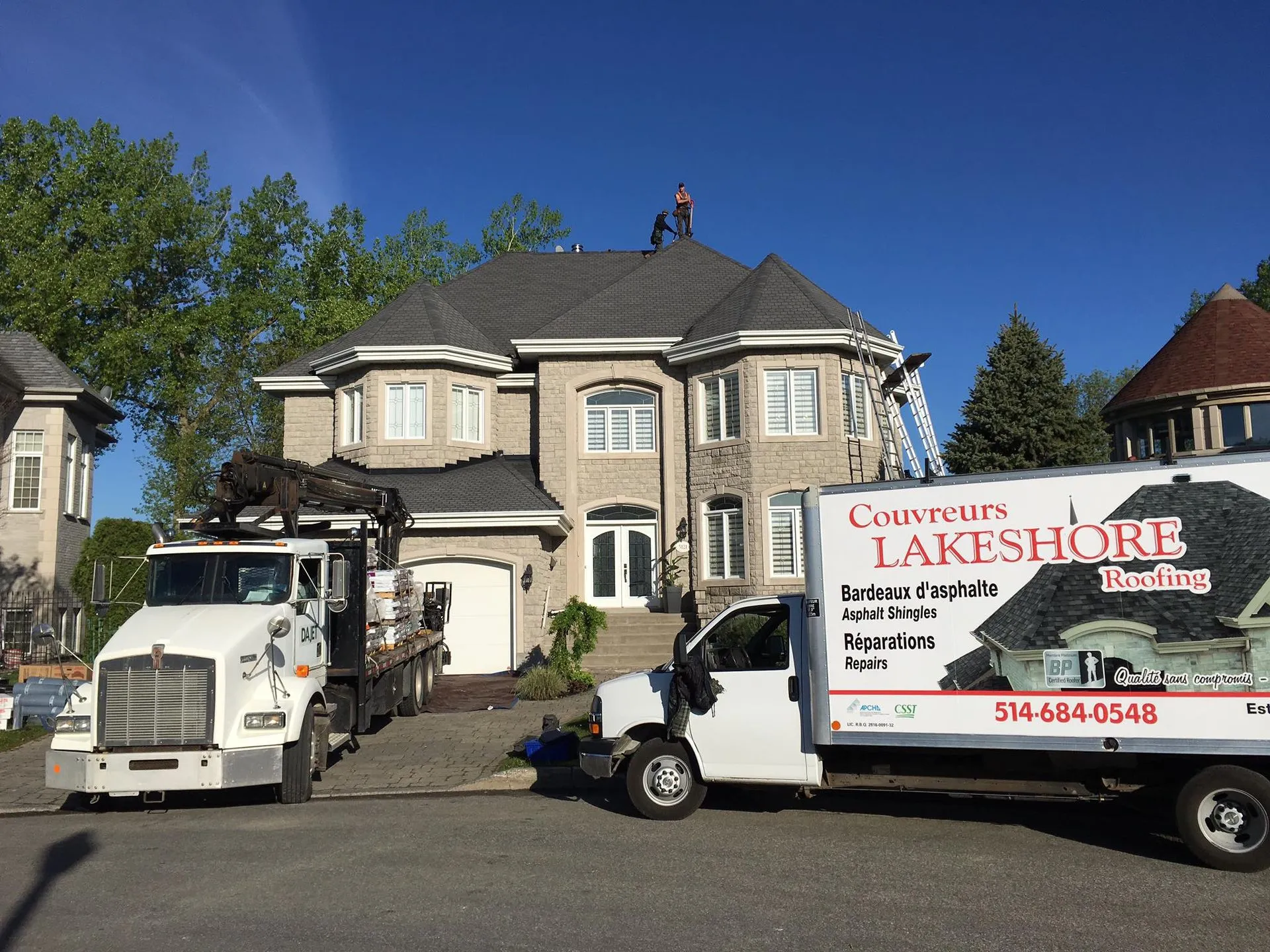 Lakeshore Roofing project