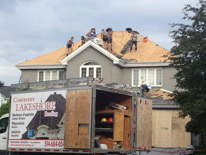 Lakeshore Roofing project